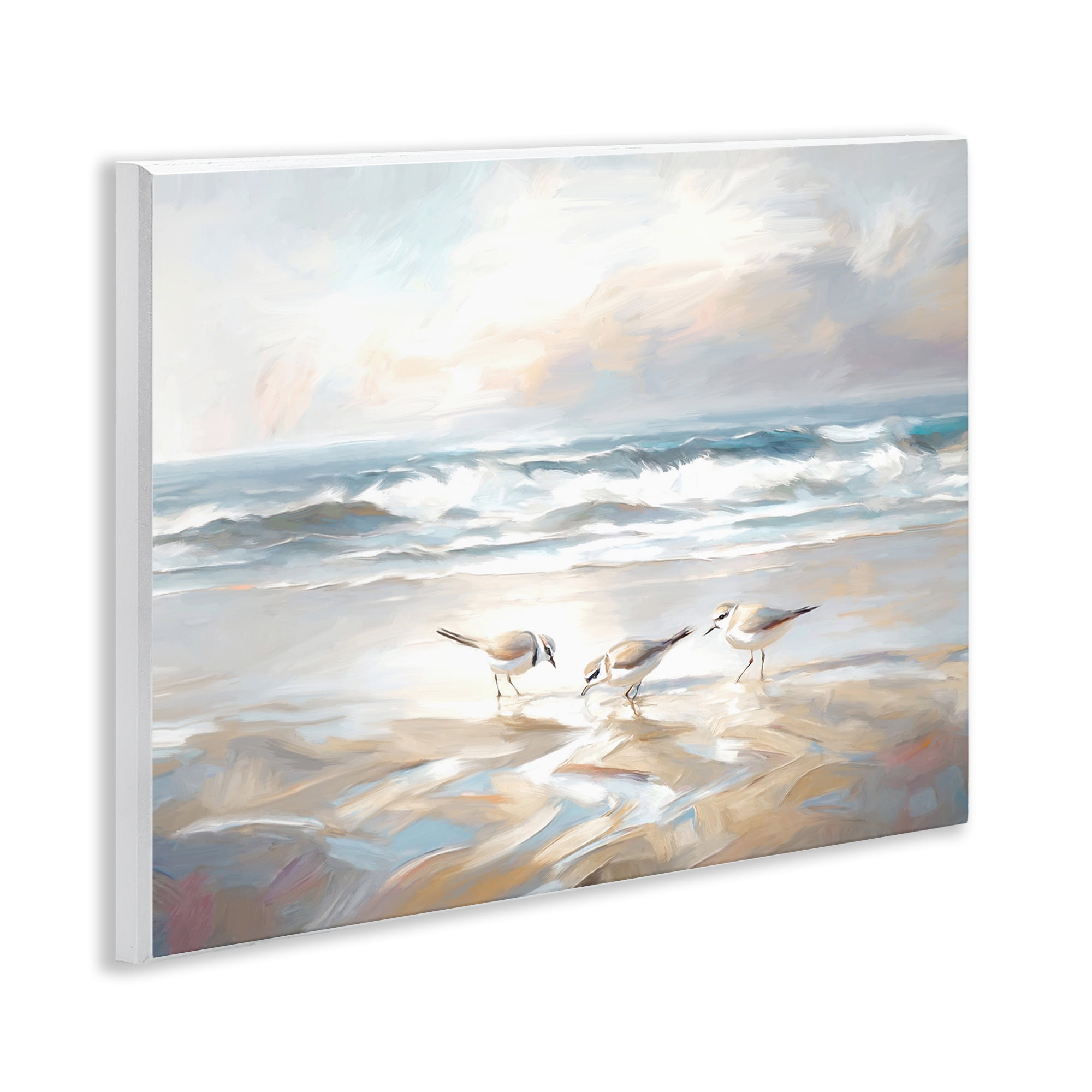 Stupell Industries Blue Haven Bay Coastal Painting Unframed Art Print Wall Art, 14 x 11