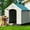 Blue, variant on Waleaf Plastic Dog House Outdoor Indoor for Small Medium Larige Dogs,Waterproof Dog Houses with Elevated Floor and Air Vents,Durable Ventilate & Easy Clean and Assemble