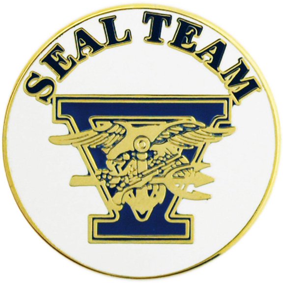 Eagle Emblems P14992 Pin - USN, Seal Team, 5 - 0.94 in.