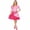 Red, variant on Descendant Series Halloween Costume,Pink Princess Dress Up Outfits,Halloween Cosplay Party Dress for Women,Size 3XL