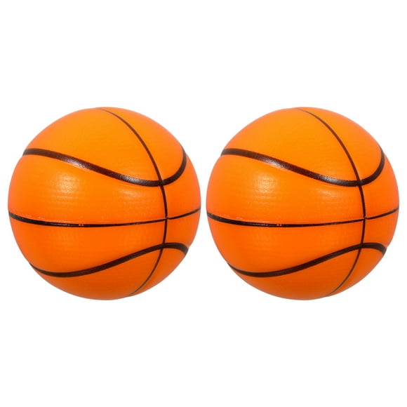 RUNROTOO 2Pcs Orange Basketball Cake Toppers Resin for Birthday Party Cake Ornaments