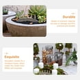thumbnail image 2 of Gongc Mini Wooden Arch Bridge Fairy Garden Ornament Landscape Terrarium Kit 15CM, 2 of 6