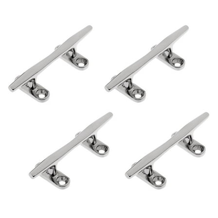 4 Packs 316 Stainless Steel Boat Cleat Hardware Anchor Line Holder