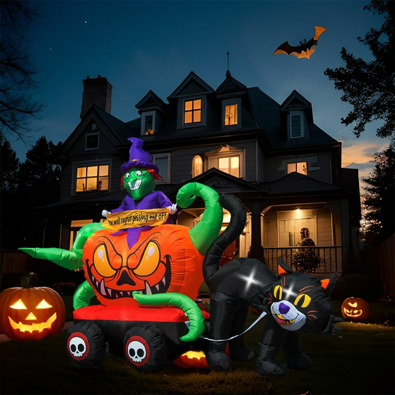 Coolmade 10ft Outdoor Spooky Inflatable Halloween Decorations