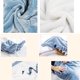 thumbnail image 2 of Manta con mangas, manta portátil con forma de tiburón, sudadera con capucha esponjosa con forma de tiburón, manta con mangas para adultos con forma de tiburón, niños y niñas, manta de, 2 of 6