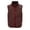 hgg145-Coffee, variant on Men's Summer Solid Color Outdoor Cooling Vest with 5V Fan Sleeveless Mandarin Collar Lightweight Breathable Air Conditioner Work Jacket