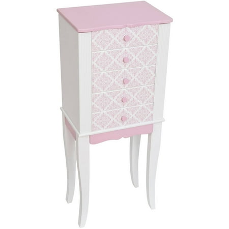 Tory Selena Girl's Pink And White Wooden