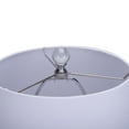 thumbnail image 6 of Chrome-coated Table Lamp Stacked Crystal Ball White Fabric Shade (Set of 2), 6 of 12