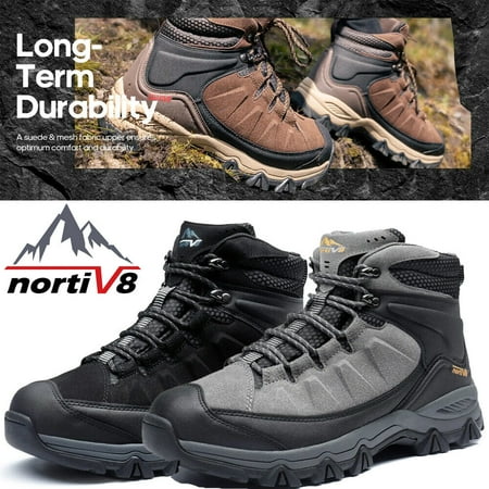 

NORTIV 8 Men‘s Waterproof Hiking Boots Outdoor Trekking Backpacking Trail Shoes