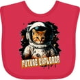 thumbnail image 3 of Inktastic Astronaut Space Future Explorer Funny Cat Boys or Girls Baby Bib, 3 of 4