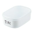thumbnail image 1 of Recipiente de almacenamiento de alimentos Plástico transparente 280ml | Contenedor organizador de frigorífico con tapa hermética sellada | Ahorro de espacio apilable | Seguro para microondas y, 1 of 8