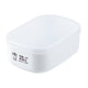 thumbnail image 1 of Recipiente de almacenamiento de alimentos Plástico transparente 280ml | Contenedor organizador de frigorífico con tapa hermética sellada | Ahorro de espacio apilable | Seguro para microondas y, 1 of 8