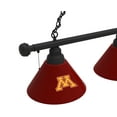 thumbnail image 2 of University of Minnesota 3 Shade Billiard Light with Black Fixture, 2 of 5