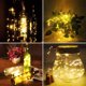 thumbnail image 4 of Guirnalda de luces LED para botellas, 12 unidades (pilas no incluidas), alambre de cobre de 2 m para decoración de interiores, fiestas navideñas, bodas (blanco cálido), 4 of 5