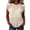 Beige, variant on Womens Summer Cap Sleeve Tops Crochet Knit Crewneck Sweater Lightweight Hollow out Beach Vacation Cover ups Dark Blue