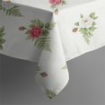 thumbnail image 5 of Pioneer Flower Floral Print Pattern Square Tablecloth, Waterproof Wipeable Spillproof Washable Table Cover for Home Kitchen Party Decor, 60"x60", 5 of 6