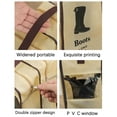 thumbnail image 3 of Vikakiooze Portable Tall Storage Bags Portable Boot Storage Bag Transparent Boot Cover, 3 of 5