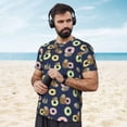 thumbnail image 4 of Wukai Sloth with Donuts Print Men's Short-Sleeved Mesh T-Shirt,Quick-Dry Short Sleeve Workout T-Shirt-6X-Large, 4 of 8