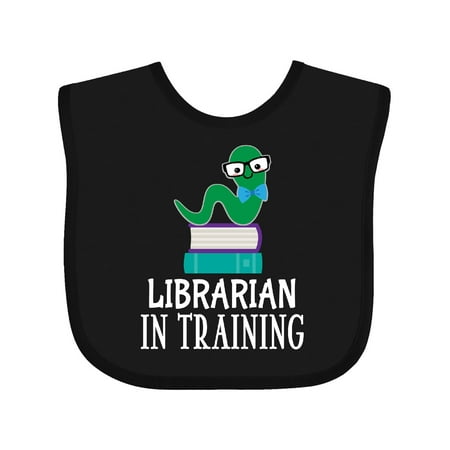 

Inktastic Librarian in Training Gift Baby Boy or Baby Girl Bib