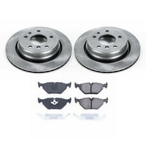 Ultimate Brakes Rear Ceramic Brake Pad and Rotor Kit with Hardware WM80394