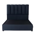 thumbnail image 1 of Box Base Cama + Cabecera Matrimonial Kami Azul Dicasa, 1 of 8