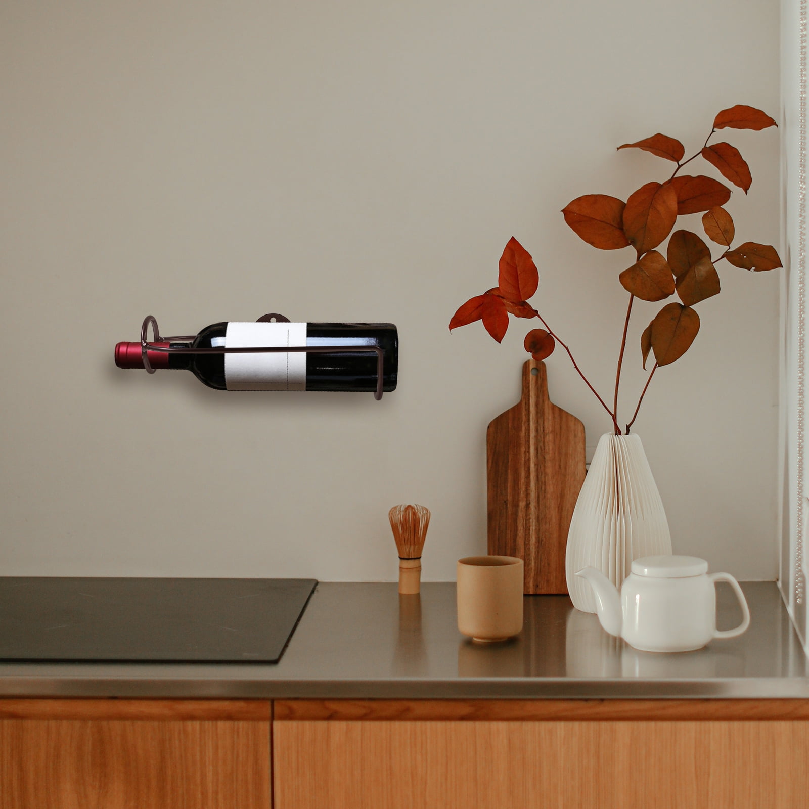 Wall Mounted Wine Rack Wine Bottle Display Holder Single Bottle Display Holder for Wall Walmart