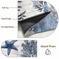 thumbnail image 6 of Navy Blue Sea Turtle Coastal Area Rugs 5'x8', Small Throw Rugs for Classroom Bedroom, Beach Black Coral Nautical Vintage Indoor Outdoor Rug Non-Slip Low Pile Carpet Runner Reversible Floor Mats, 6 of 8