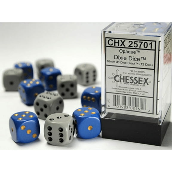 D6 16mm Dixie Dice (12) New