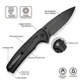 thumbnail image 5 of CIVIVI Folding Pocket Knife, Sentinel Strike II Utility Knife with Glass Breaker, 3.7" Nitro-V Blade Aluminum Handle C22025D-1, 5 of 7