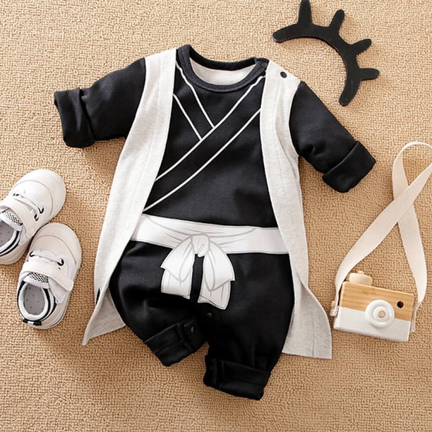 Peleles de bebé de Anime, ropa de bebé para recién nacido, disfraz de Cosplay de dibujos animados para bebé, mono de algodón, ropa de niña para bebés Tan Jianjun unisex