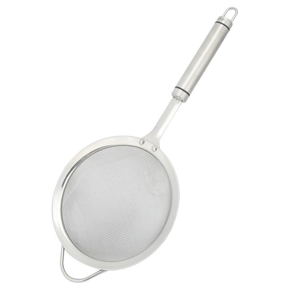 Coladores de Malla, Cuchara de Filtro Multifuncional de Acero inoxidable, Colador Con ColADor de Largo Para Filtar de Cocino Residuos de Jugo