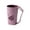 Pink, variant on Toothbrush Holder Unbreakable Plastic Bathroom Cup with Handle, Easy to Clean, Reusable Bathroom Tumbler Cups for Home/School/Office (Pink)