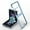 Blue, variant on SaniMore for Samsung Galaxy Z Flip 4 Electroplating Folding Case, Rugged PC High Transparent [Not Yellowing Technology] Full Body Protective Case for Samsung Z Flip 4 Women Men, Blue