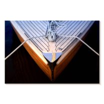 Elephant Stock Sailboat Bow Wall Art - Horizontal Canvas Wall Art - Living Room Wall Decor - Transportation Canvas - Brown And Purple Decor - 12" x 8"