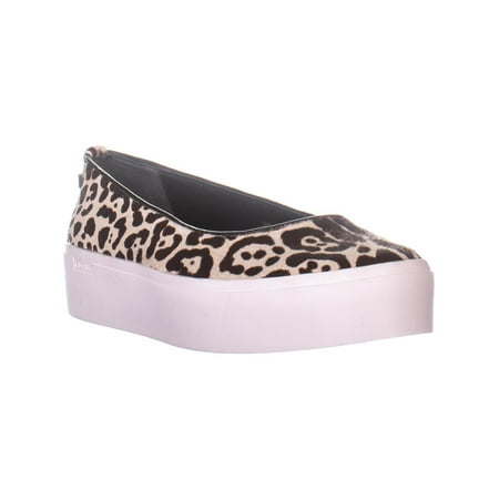 Womens Calvin Klein Janie Platform Sneakers, Winter Leopard, 9.5 US / 40 EU
