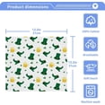 thumbnail image 5 of Coolnut St. Patrick's Day Hats Beer Washcloths 6 Pack, Highly Absorbent Soft Cotton Fingertip Towels for Bathroom, Kitchen, Gym, Spa, Home Decor, 12 x 12 Inch Washcloth Gift, 5 of 7