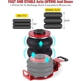 thumbnail image 3 of 3 Ton/6600 lbs Air Jack Pneumatic Jack, 3-5S Fast Lifting for Car Repair, Brass Valve, 3 of 7