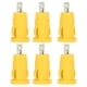 thumbnail image 3 of 100 Uds conector de Terminal de toma de Banana 4mm anillo de seguridad Terminal adaptador de bloque de terminales de cobre niquelado amarillo, 3 of 5