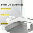 thumbnail image 2 of Ultra Slim Bidet Attachment for Toilet Self Cleaning Dual Nozzles Non Electric Bidet Attachment for Feminine Wash Adjustable Pressure Control Cold Clean Water Jet Spray Bidet Toilets, 2 of 7