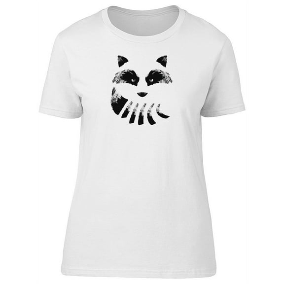 Raccoon Face Silhouette T-Shirt Men -Image by Shutterstock, Male 4X-Large
