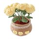 thumbnail image 1 of Kit Crochet en Maceta Flores Diy Plantas Lindas Herramienta Mano (rosa Ligera) Amarillo, 1 of 9
