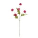 thumbnail image 2 of Flores Artificiales De Plástico pieza de flor artificial de diente de león de plástico rojo con 5 capullos para decoración del hogar o jardín exterior. Rkxzt, 2 of 9