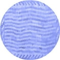 thumbnail image 1 of Ahgly Company Machine Washable Indoor Round Southwestern Blue Country Area Rugs, 6' Round, 1 of 4