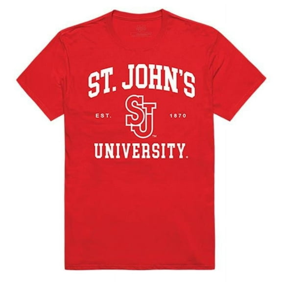 W Republic Apparel 526-152-RED-01 St. Johns University Seal Tee, Red - Small