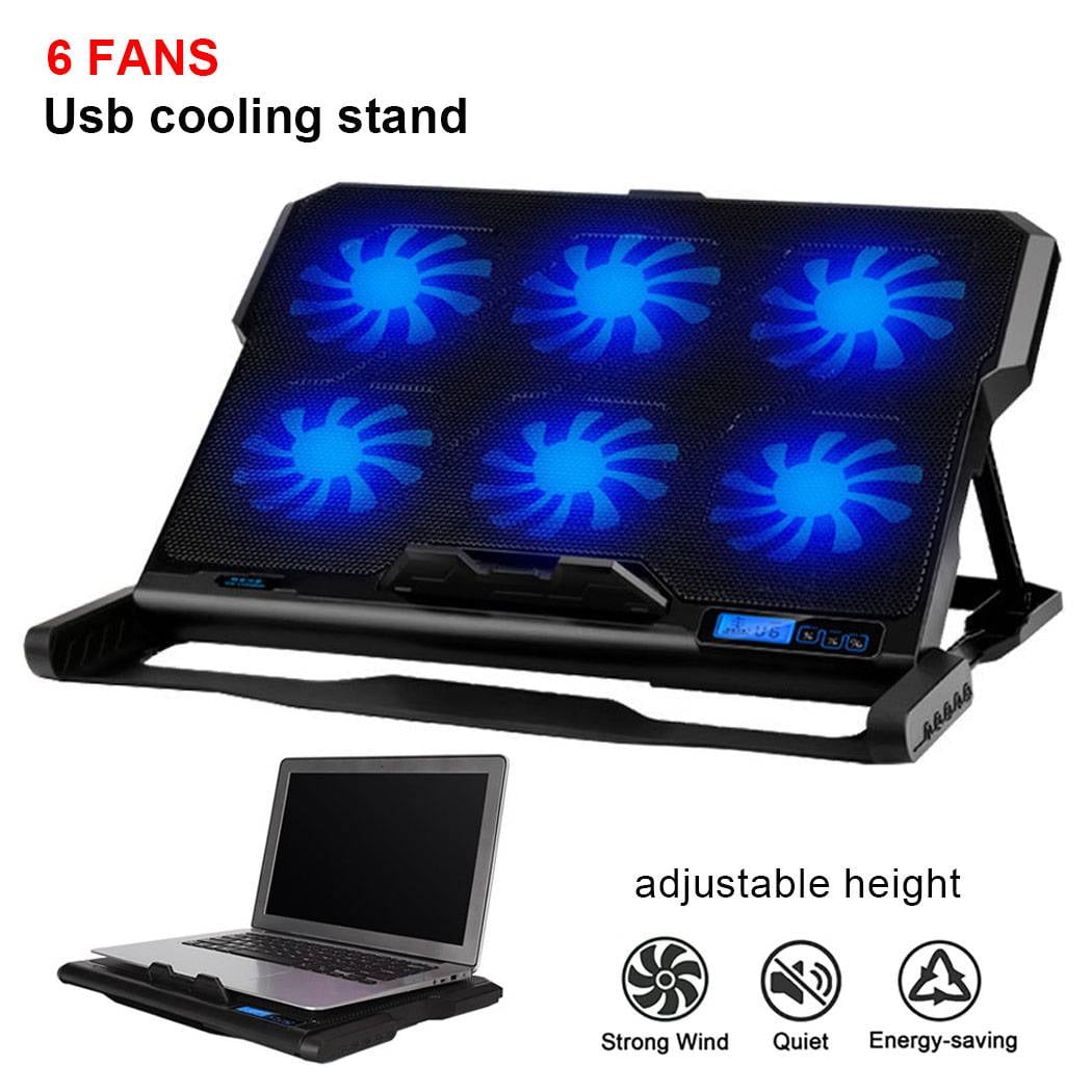 2 Fans Cooling Stand Pad USB Port Cooler For Laptop Notebook Computer 