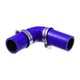 thumbnail image 1 of Reductor de Manguera Unique Bargains 32mm 1' ID 90 Grados Silicona Acoplador Tubo Juego Azul, 1 of 1