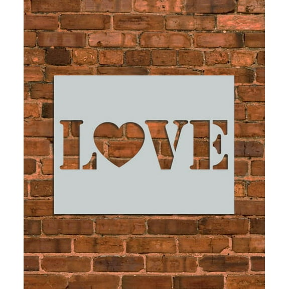 Love Sign Stencil