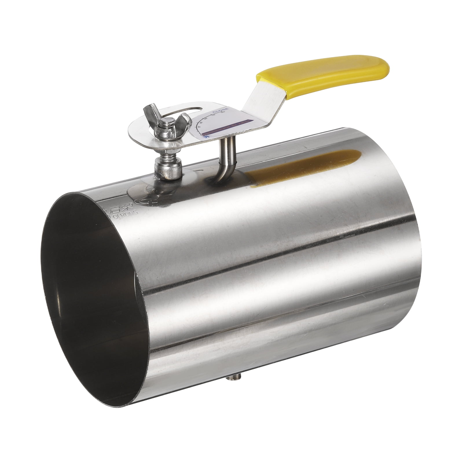 4 Inch Duct Backdraft Damper, Manual Adjustment Airflow Volume Damper for Vents Fans Extractors Range Hoods Heating Systems
