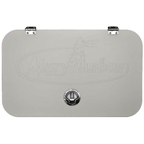 Misty Harbor Pontoon Boat Sink Galley Lid MI-011P-DG | w/ Logo Gray