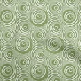 thumbnail image 1 of oneOone Cotton Jersey Light Green Fabric Geometric Line Art Circle Sewing Fabric By The Yard Printed Diy Clothing Sewing Supplies 58 Inch Wide, 1 of 4